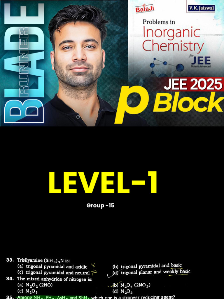 P Block Elements - BladeRunner | PDF