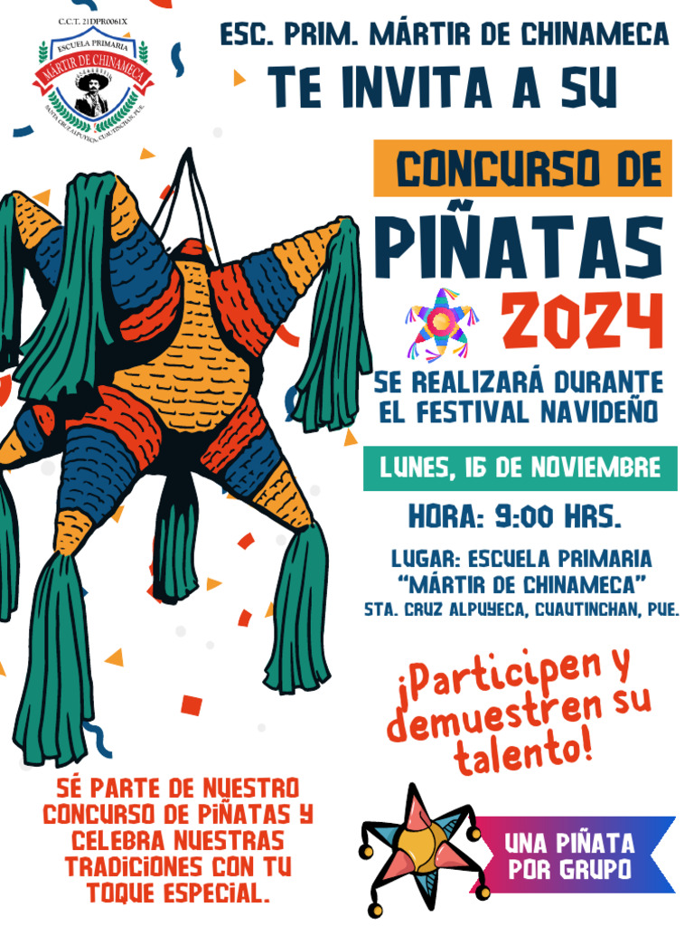 Concurso de Piñatas 2024 en Cuautinchan | PDF