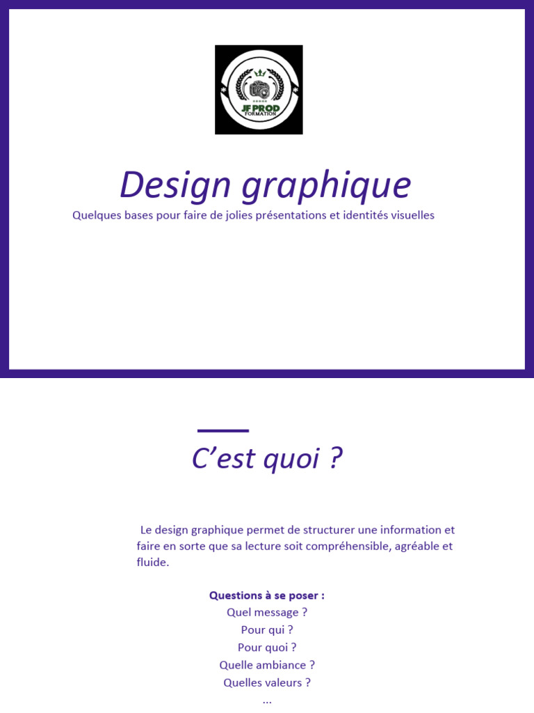 Bases du design graphique et identité visuelle | PDF | Logos | Couleur