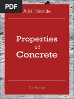 Properties of Concrete Fourth Edition | PDF | Concrete | Cement
