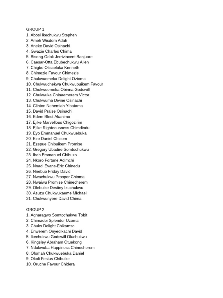 Group 1 | PDF