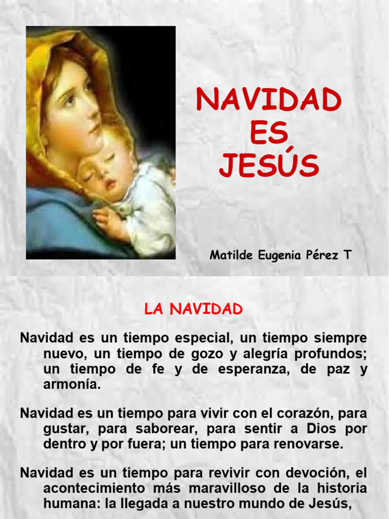 Navidad Es Jesc3bas | PDF | María, madre de Jesús | San José