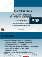 UKOUG 2011: Practical MySQL Performance Tuning