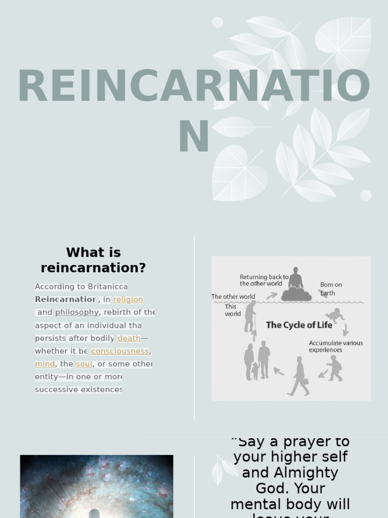 Understanding Reincarnation Concepts | PDF | Reincarnation | Jesus