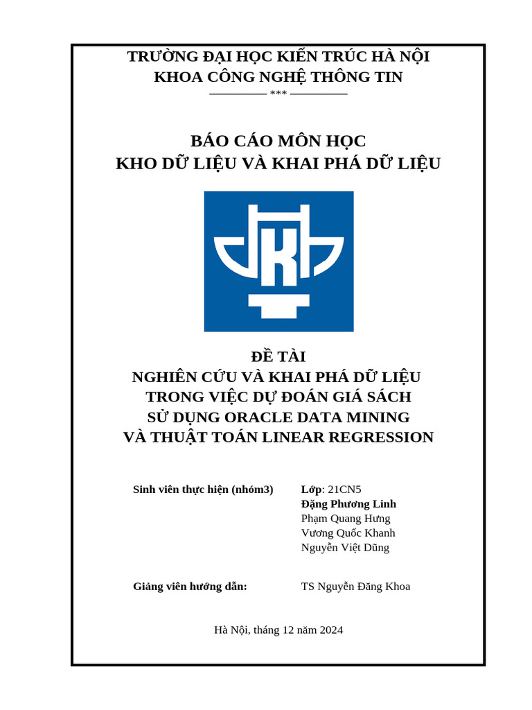 Nhóm3 21cn5 KPDL Fix | PDF