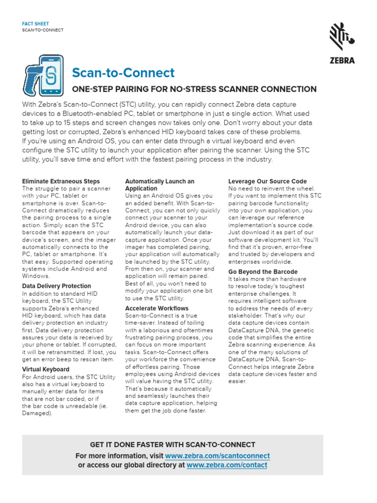 Effortless Scanner Pairing with STC | PDF | Barcode | Image Scanner