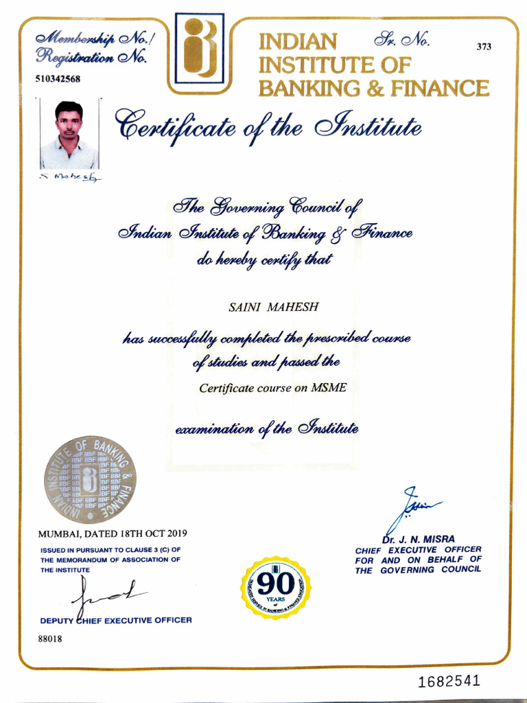 MSME Certificate Course Announcement | PDF