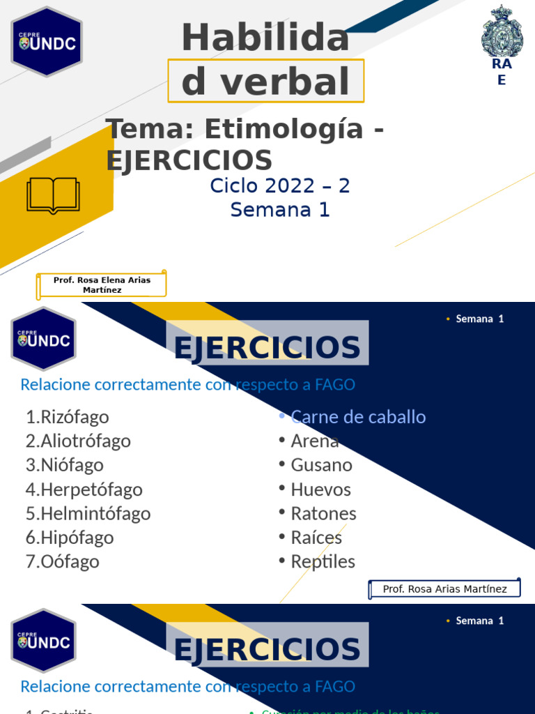 Semana 1- ejercicios | PDF