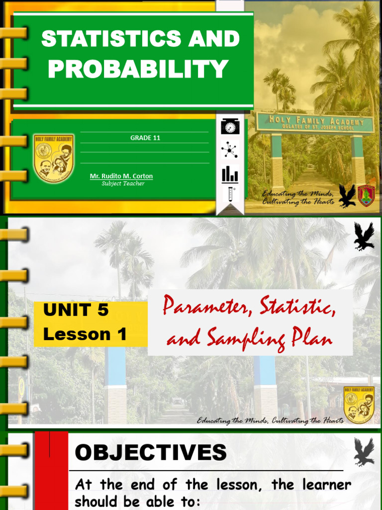 Understanding Parameters and Sampling | PDF | Sampling (Statistics ...