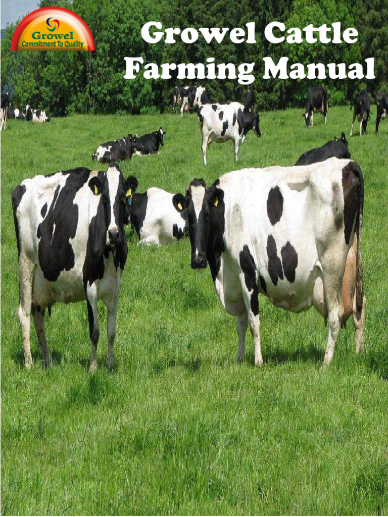 Growel Cattle Farming Manual | PDF | Cattle | Dairy Cattle