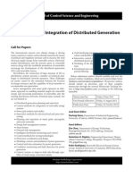 Control and Grid Integration of Distributed Generation