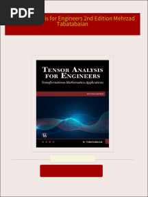 Download full Tensor Analysis for Engineers 2nd Edition Mehrzad Tabatabaian ebook all chapters