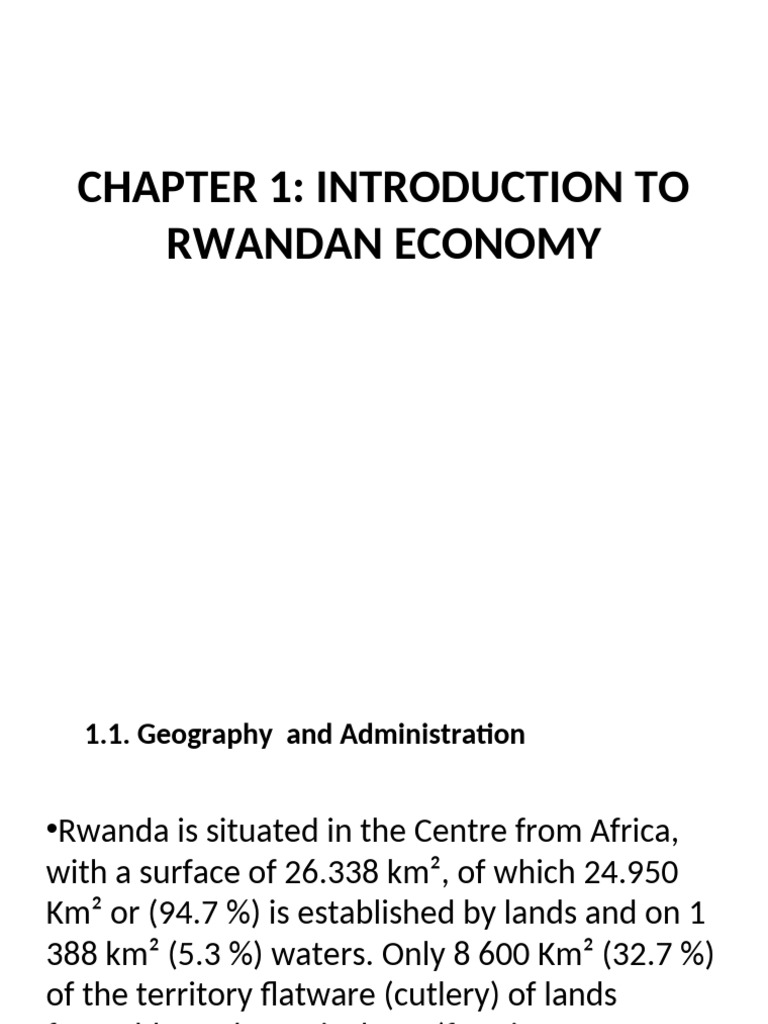 RWANDAN EC Presentation1 | PDF | Poverty | Poverty & Homelessness