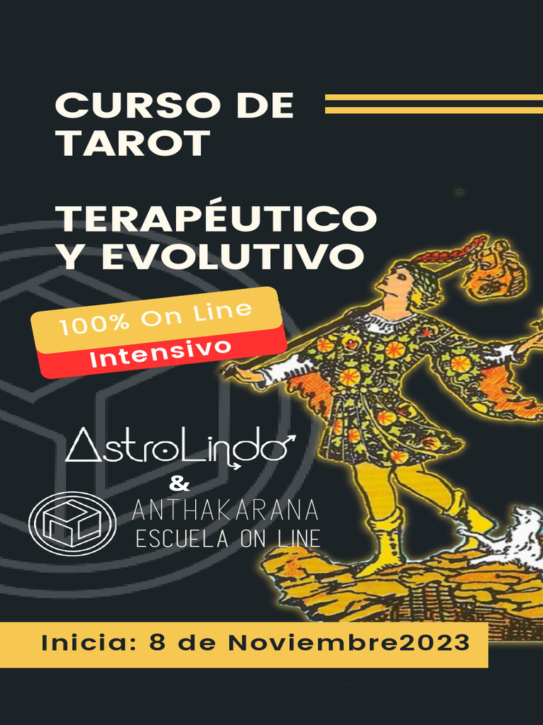 Curso de Tarot Terapéutico y Evolutivo - Intensivo Noviembre2023 ...