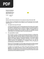 Comfort Letter Draft for Auditors | PDF | Financial Statement ...
