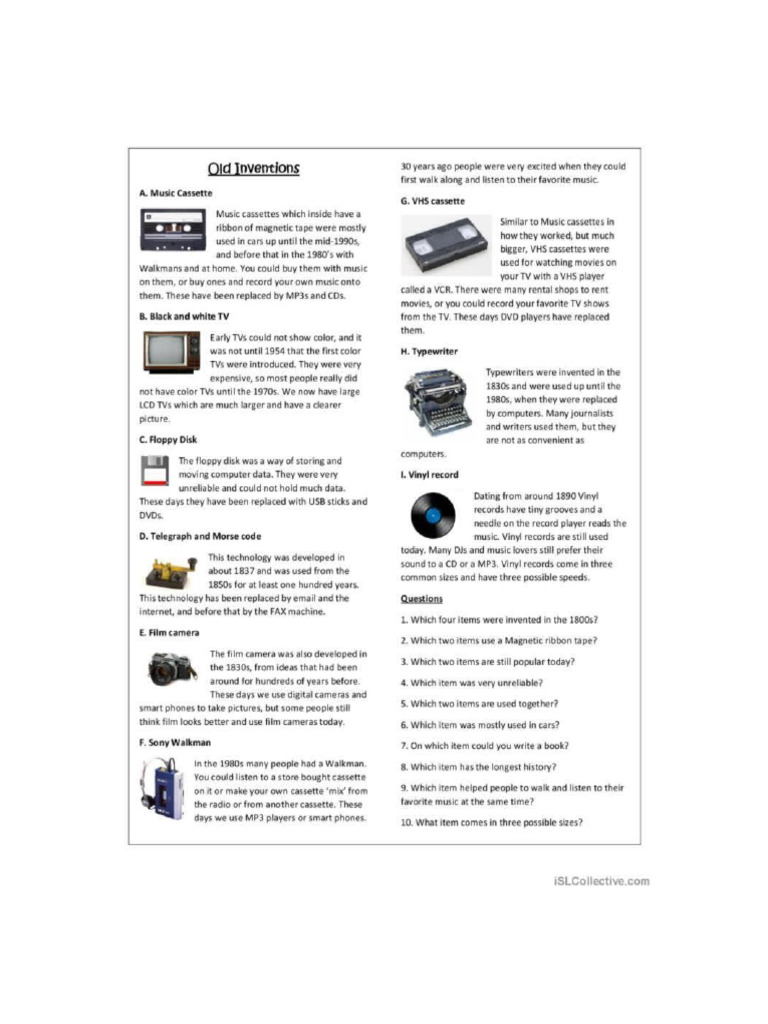 Technology Vocabulary Pdf