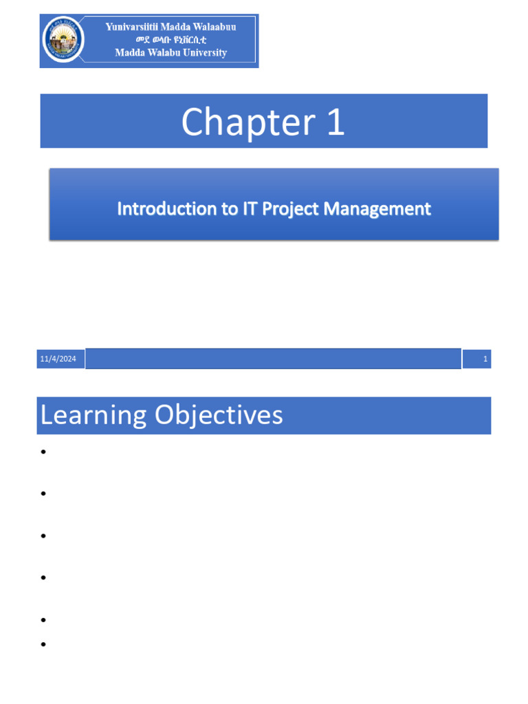 2017-02-23 CH 1 Information Technology Project Management | PDF | Cost ...