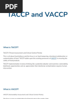Difference Between HACCP, VACCP & TACCP | PDF | Hazard Analysis And ...