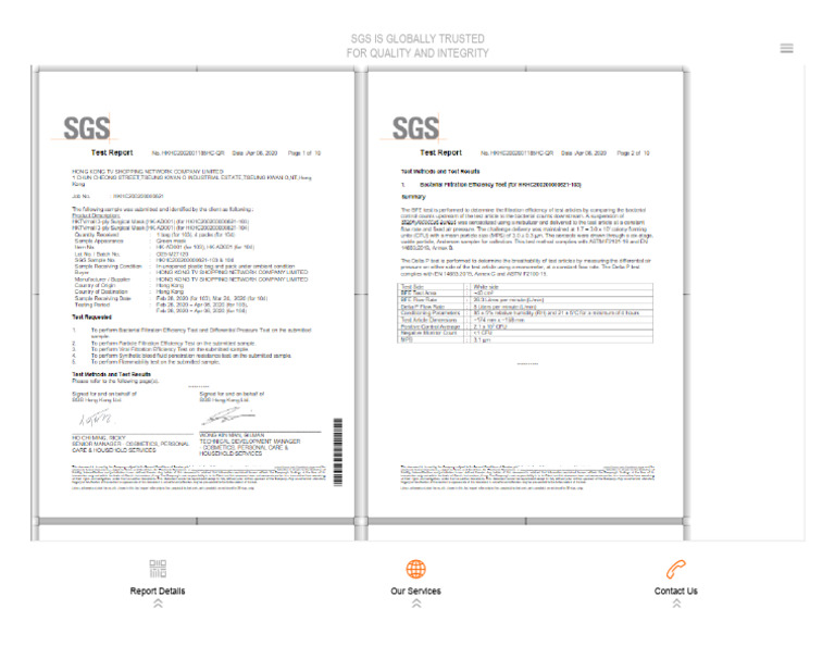 SGS Terms and Conditions Overview | PDF