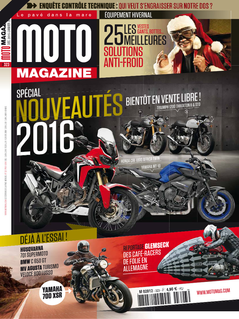 Moto Magazine Decembre Janvier 2016 | PDF | Motocyclette