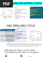 G76 Taper Threading Cycle Guide | PDF | Technology & Engineering