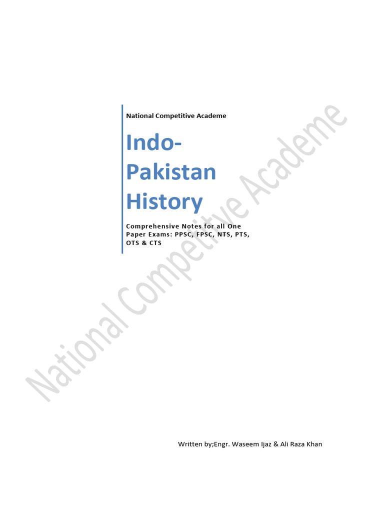 GK ... Indo Pak History | PDF