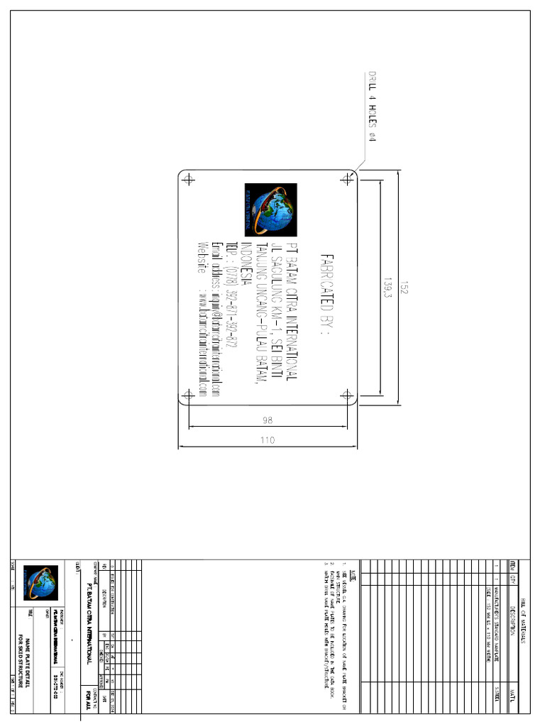 Name Plate Structure 003 | PDF