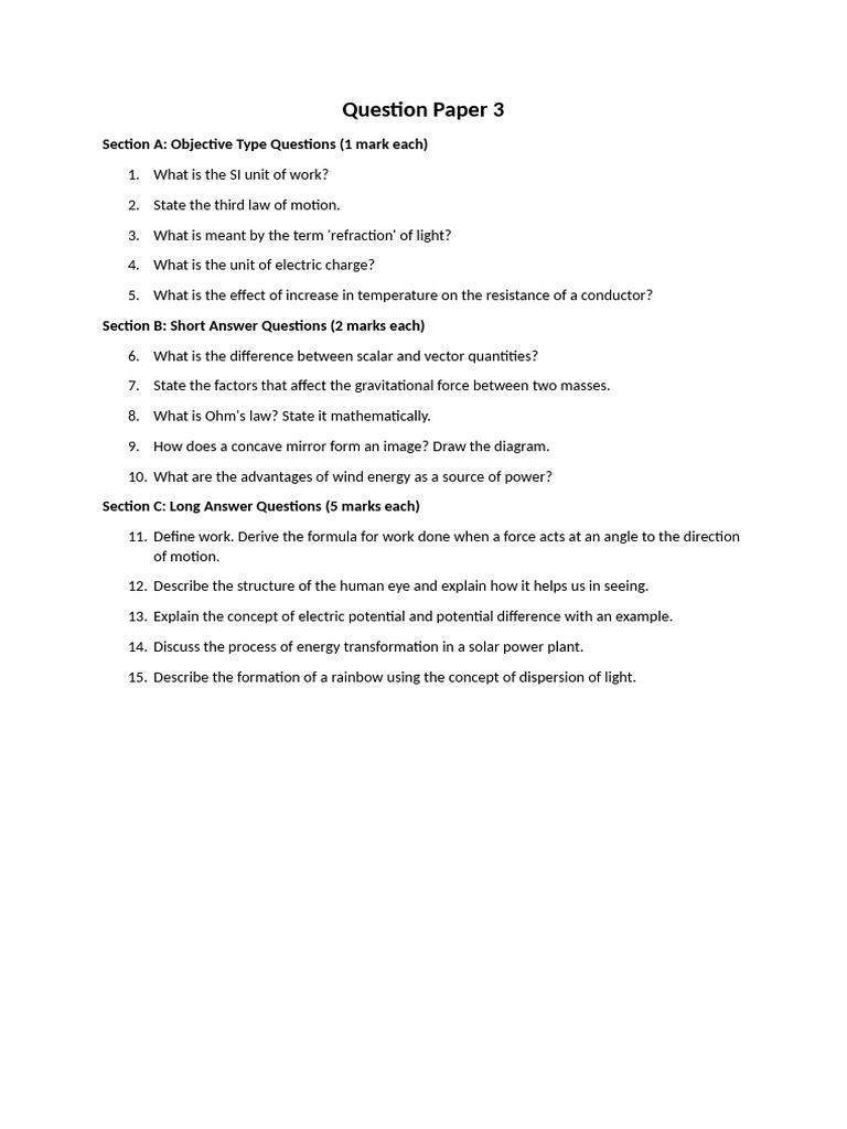 Physics 03 | PDF