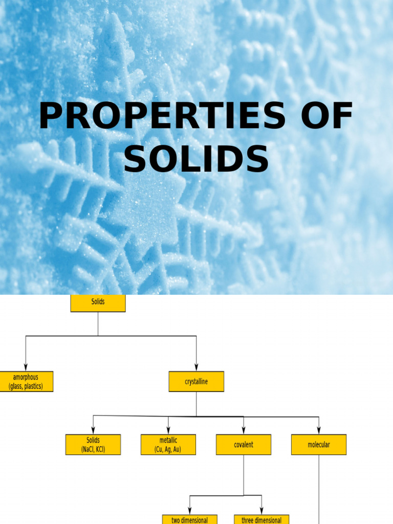 Crystalline vs. Amorphous Solids | PDF | Phase (Matter) | Phase Diagram