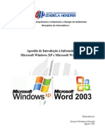 Apostila Windows XP Word 2003
