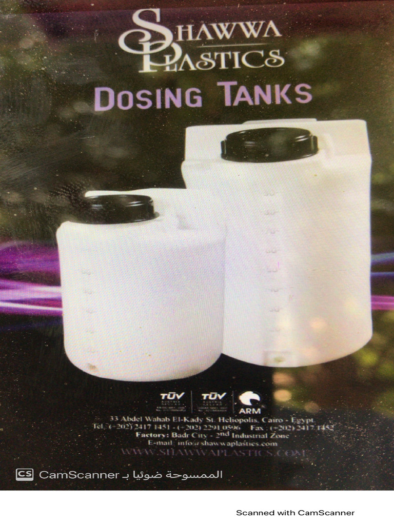 Dosing Tanks | PDF