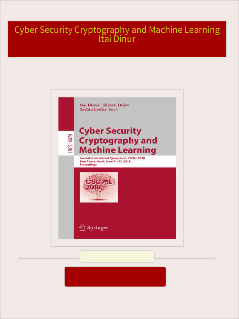 Cryptography And Machine Learning