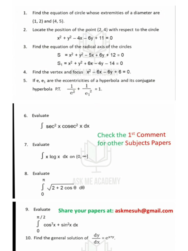2022 Maths 2B | PDF