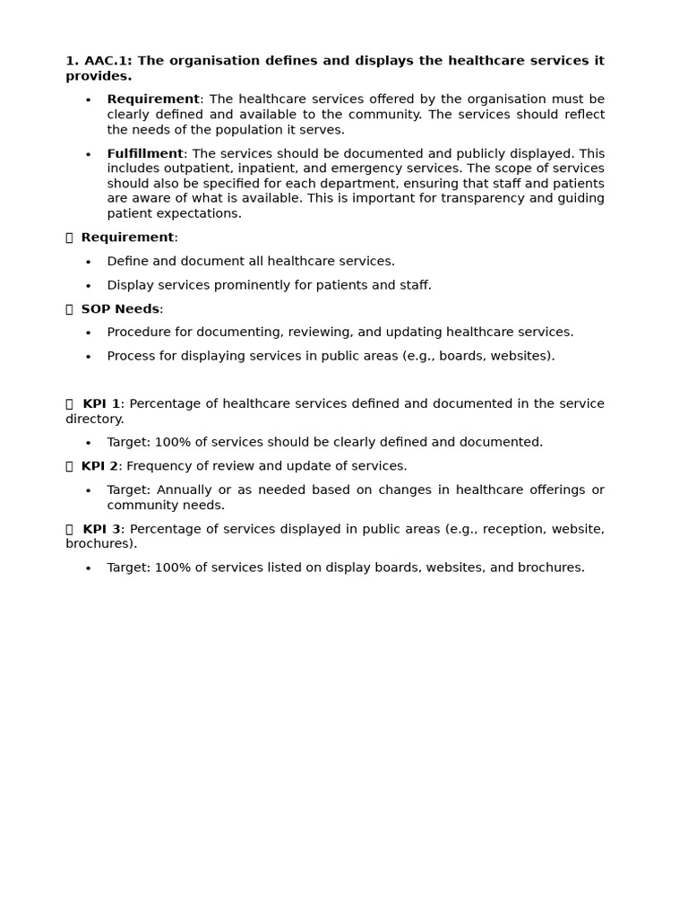Healthcare Service Documentation and Protocols | PDF | Quality ...