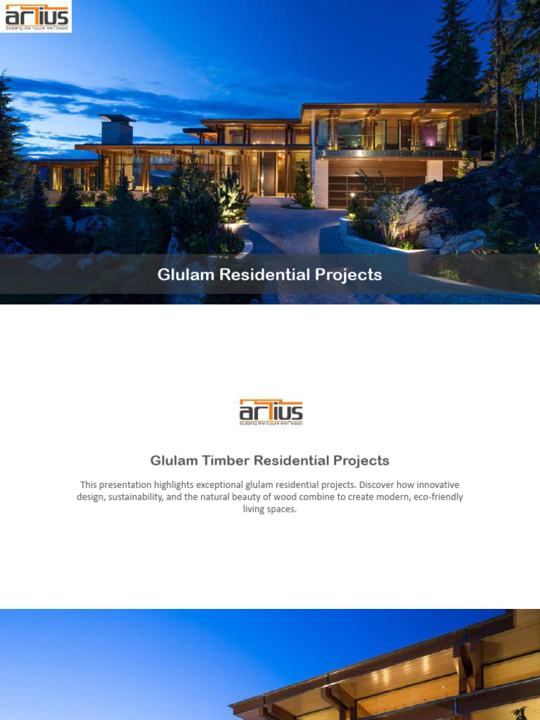 Glulam Residential Projects | PDF