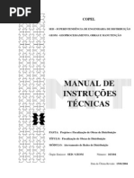 Copel-manual de instalações técnicas