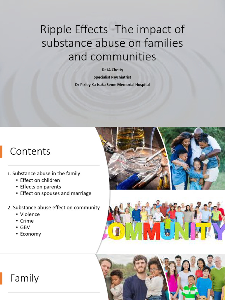 Effects of Substance Abuse On The Family | PDF | Substance Abuse ...