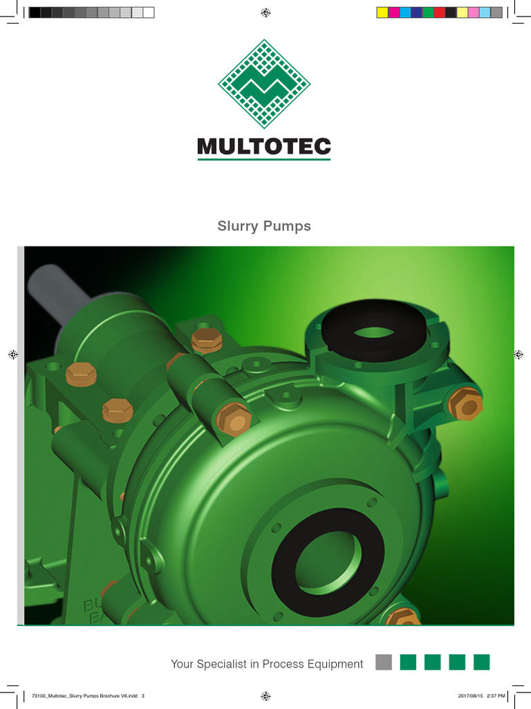 Multotec Slurry Pumps Overview | PDF | Pump | Bearing (Mechanical)