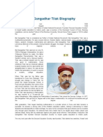 Bal Gangadhar Tilak Biography