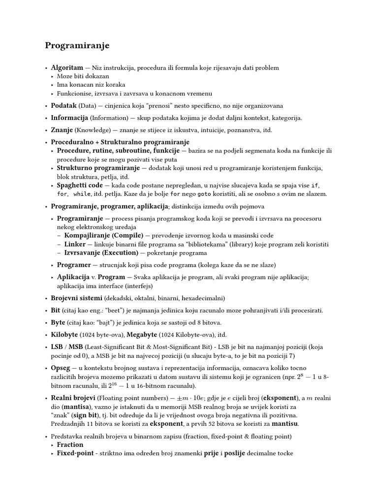 Programiranje | PDF