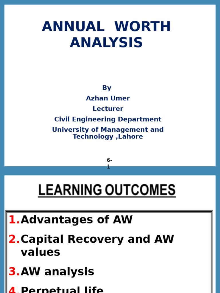 Lecture 5 Engineering Economics Pdf Economics Economies