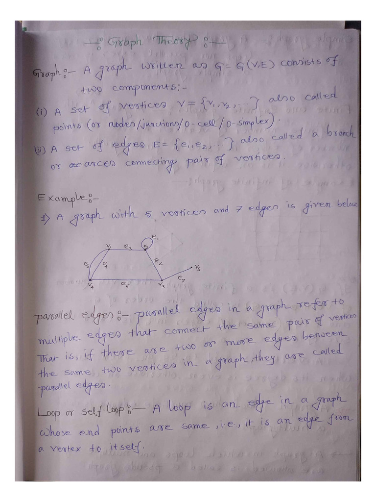 Basics of Graph Theory | PDF