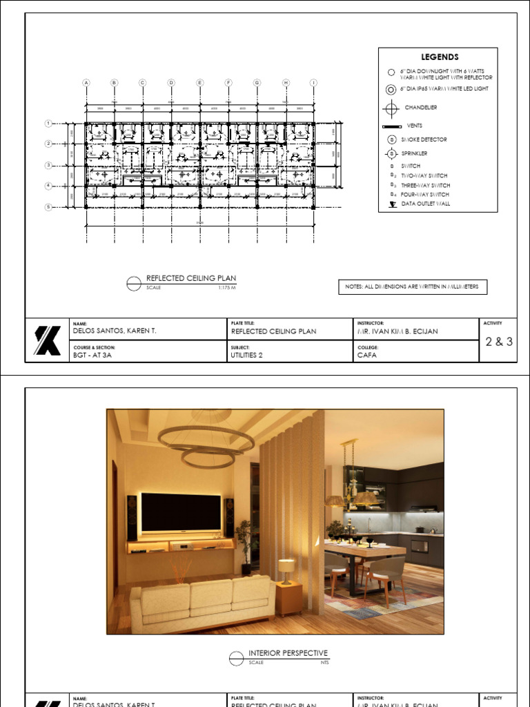 Reflected Ceiling Plan Design | PDF