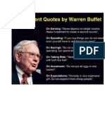 Warren Buffet Quote