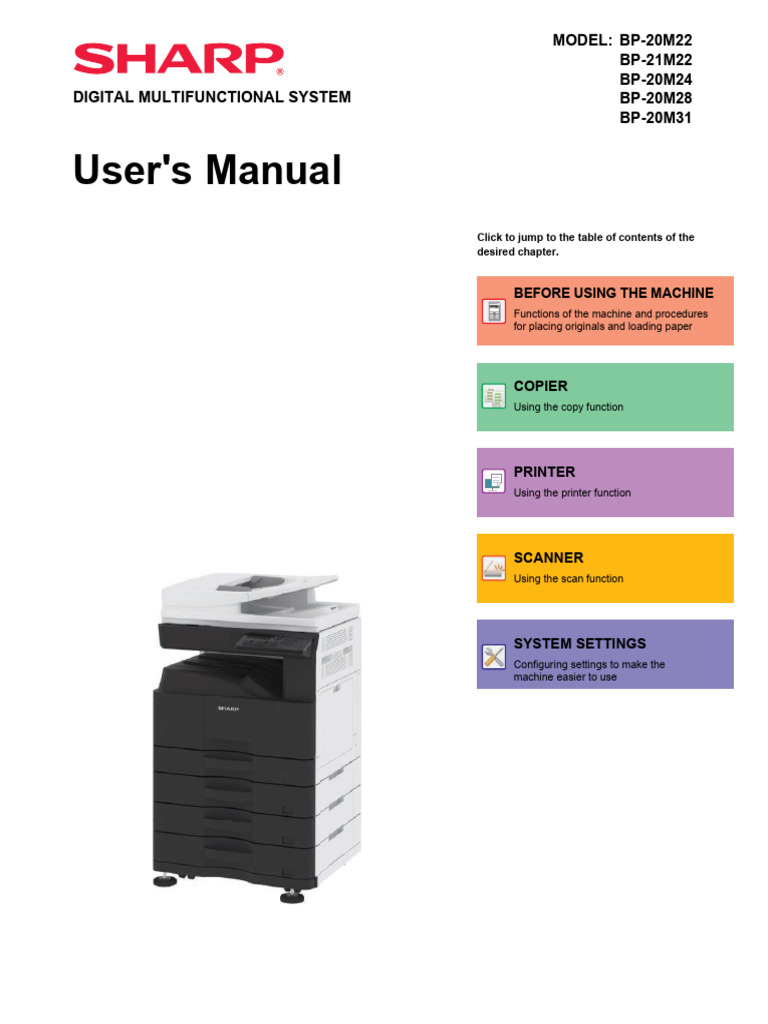 SHARP Manual | PDF