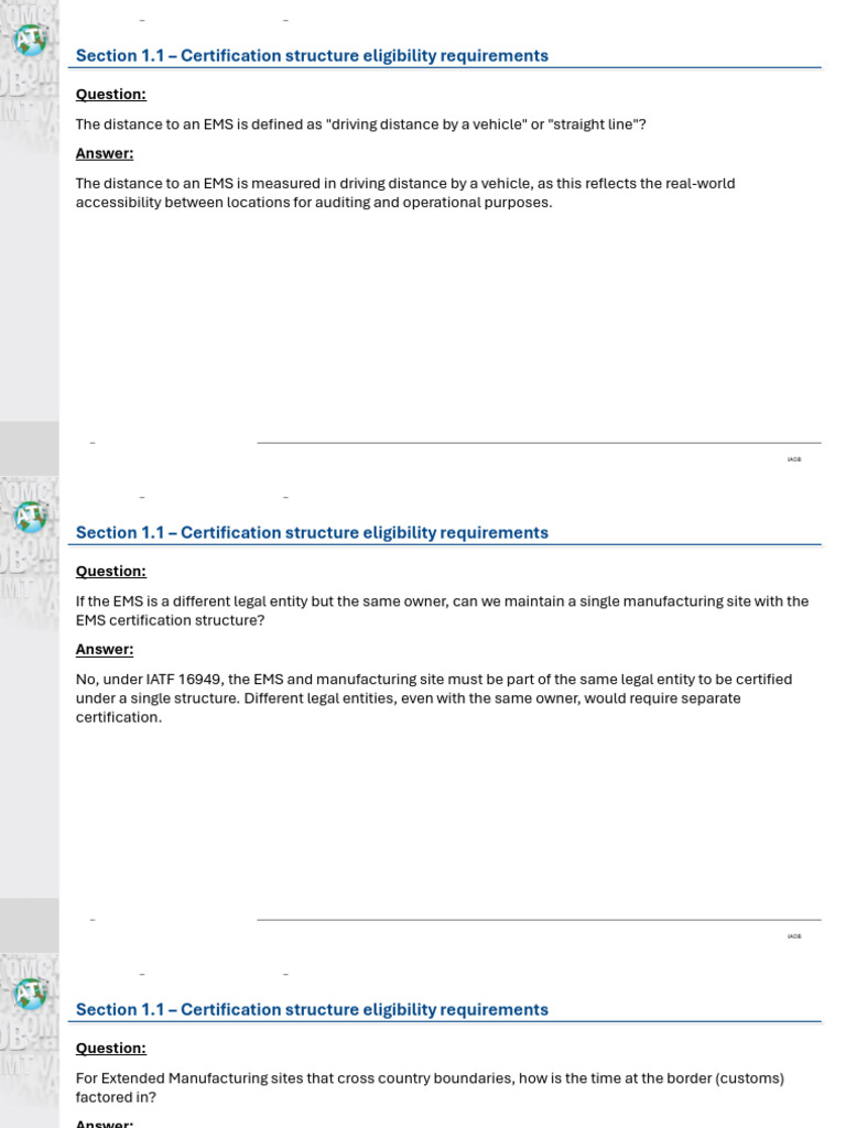 Les 6th Qa Document English December 2024 Pdf Audit Certification