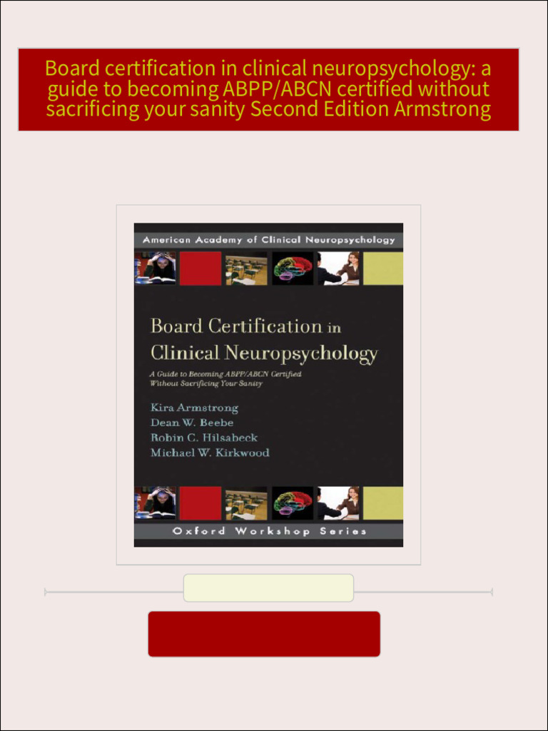 Instant ebooks textbook Board certification in clinical neuropsychology
