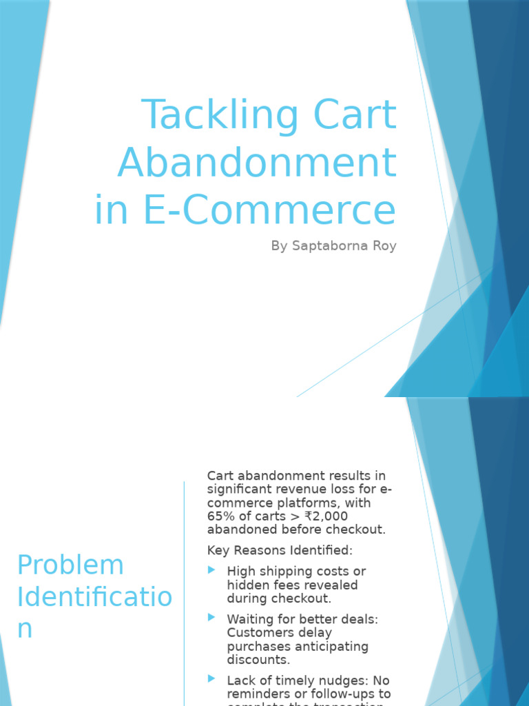Reduce E-Commerce Cart Abandonment Strategies | PDF | E Commerce ...