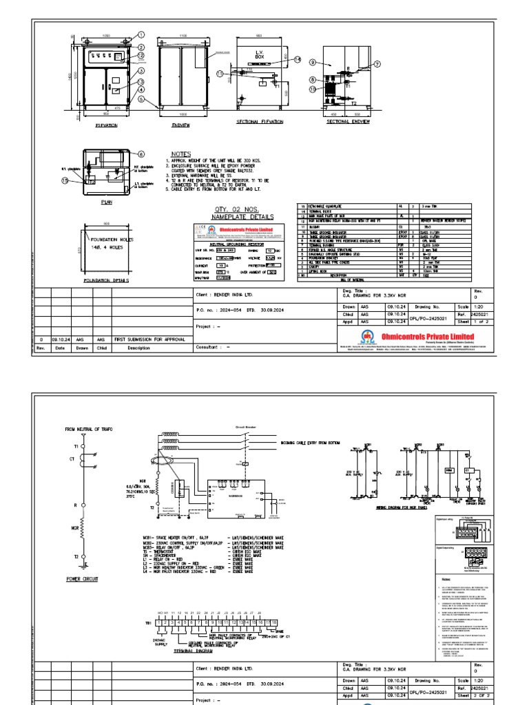 NGR Panel Wiring and Design Guide | PDF | Insulator (Electricity ...