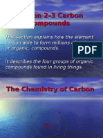 Section 2-3 Carbon Compounds